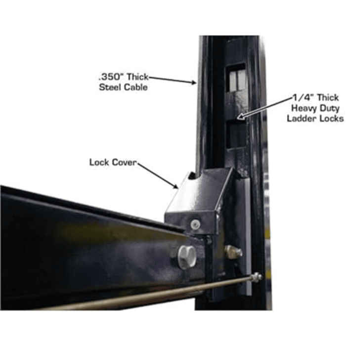8000 LB Extra Tall Hobbyist 4-Post Lift – Atlas APEX8-EXT - Image 7