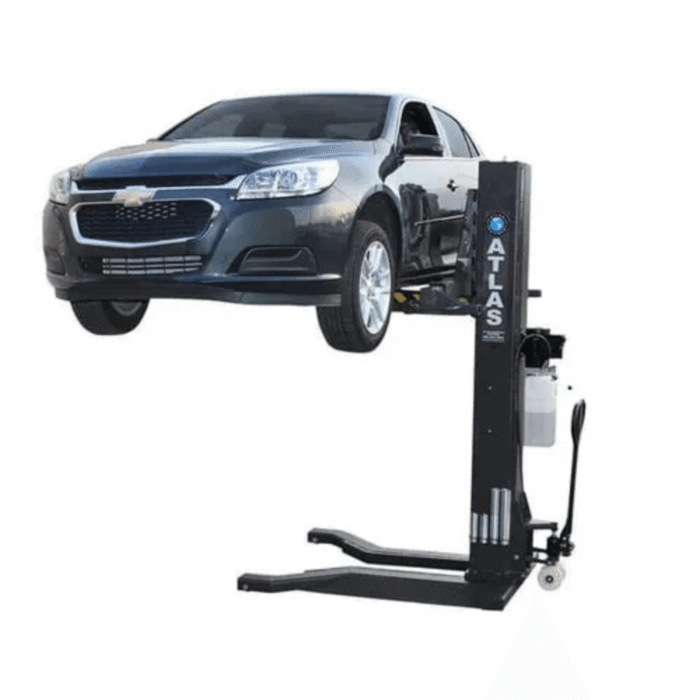 6000 LB Portable Single Post Lift – TMG-ALSP60 - Image 1