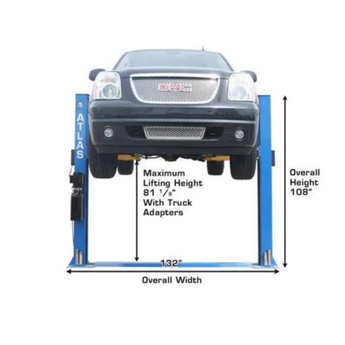 Atlas 8000 Lb- Capacity Baseplate 2-Post Lift - Image 7