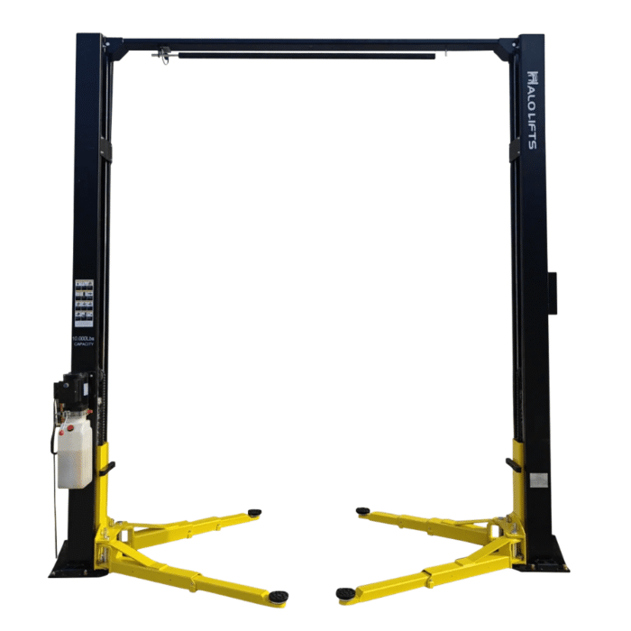 HALO LIFTS Clear Floor 2 Post Car Lift – 14,000 LB Capacity - Image 1
