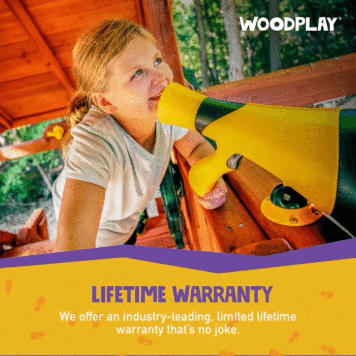 Woodplay Tiger Tower Combo A – Premium Wooden Swing Set for Endless Backyard Fun - Image 8