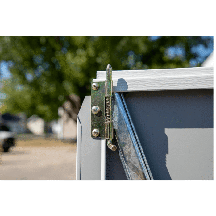 Arrow 4-ft x 7-ft Yardsaver Galvanized Steel Storage Shed - Image 8