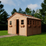 Cedar Sunshed Garden Shed | 12×12 - Image 8