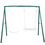 440lbs Extra Large Metal Swing Frame with 5 Hanging Hooks, Heavy Duty A-Frame Swing Stand - Image 9