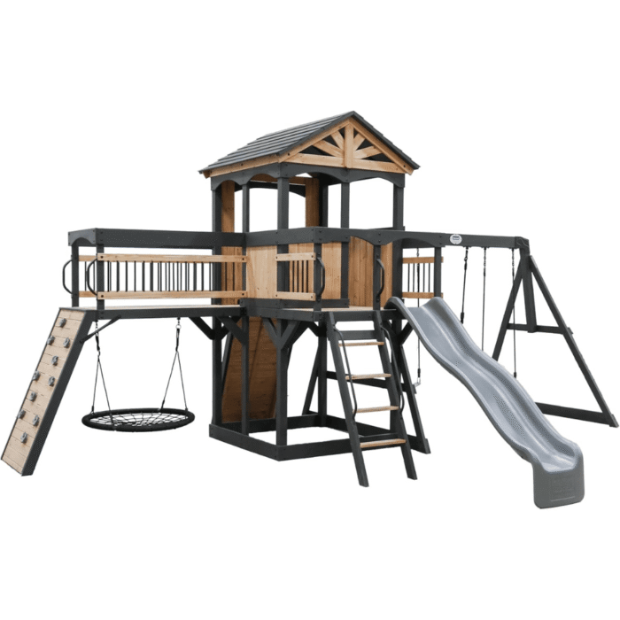 Timber Crossing Swing Set – Adventure Meets Stunning Design - Image 1