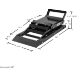 Black Widow Hydraulic Underbody Access Car Lift with Ramp – 3,000 lb. per pair Capacity - Image 8