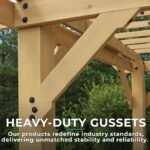 Yardistry 10 x 22 Meridian Pergola - Image 8
