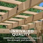 Yardistry 10 x 22 Meridian Pergola - Image 5