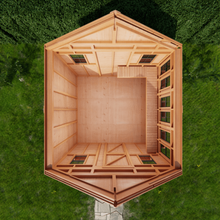 Cedar Sunshed Garden Shed | 12×12 - Image 9
