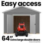 Astoria 12 ft. W x 12 ft. D Wood Storage Shed - Image 7