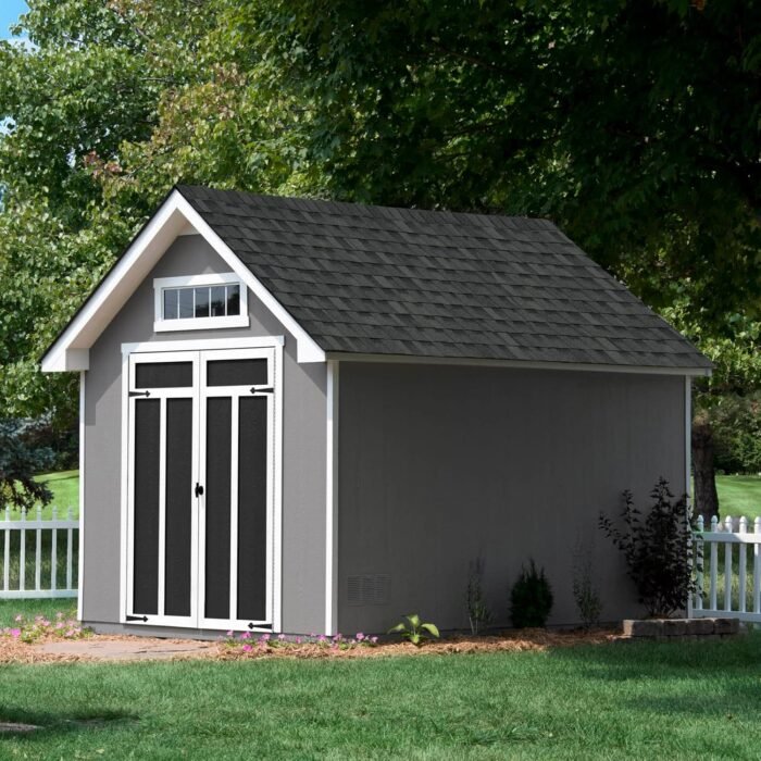 Tribeca 10 ft. W x 12 ft. D Wood Storage Shed With Floor - Image 7