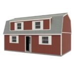 Best Barns Camp Reynolds 16-ft x 32-ft Gambrel Style Wood Outdoor Storage Shed with Windows and Doors
