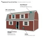 Best Barns Camp Reynolds 16-ft x 32-ft Gambrel Style Wood Outdoor Storage Shed with Windows and Doors - Image 4