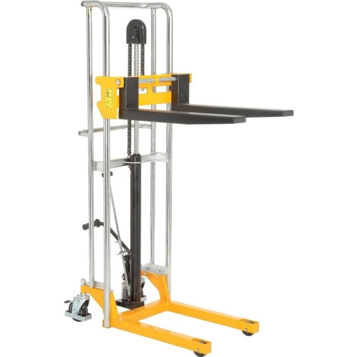 Global Industrial 988935 Manual Lift Stacker - Image 1
