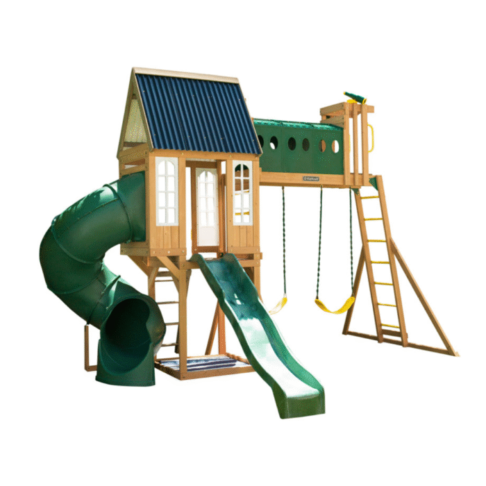 KidKraft Skyway Resort Wooden Swing Set - Image 1
