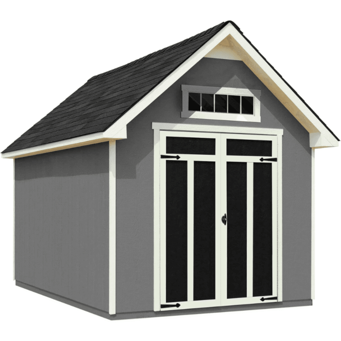 Tribeca 10 ft. W x 12 ft. D Wood Storage Shed With Floor - Image 1