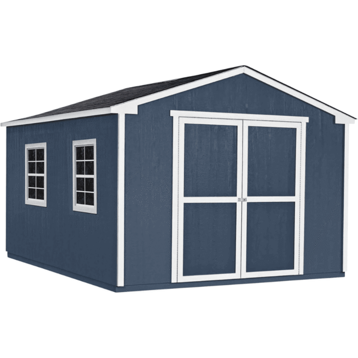 Charleston Value Gable 10×16 Outdoor Wood Shed - Image 1