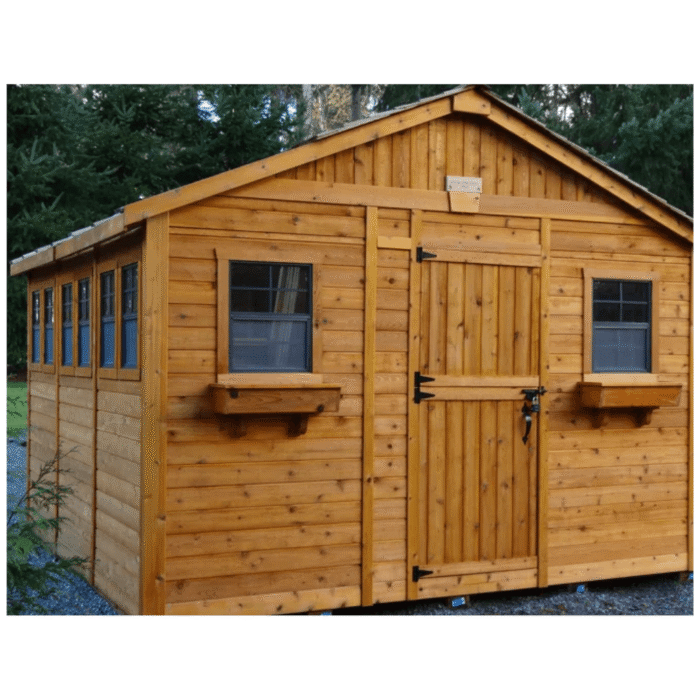 Cedar Sunshed Garden Shed | 12×12 - Image 1
