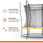 Vuly Safe Outdoor Trampoline Round Backyard Trampolines With Safety Enclosure Net - Image 4