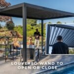 14×10 Sarasota Steel Louvered Pergola - Image 5