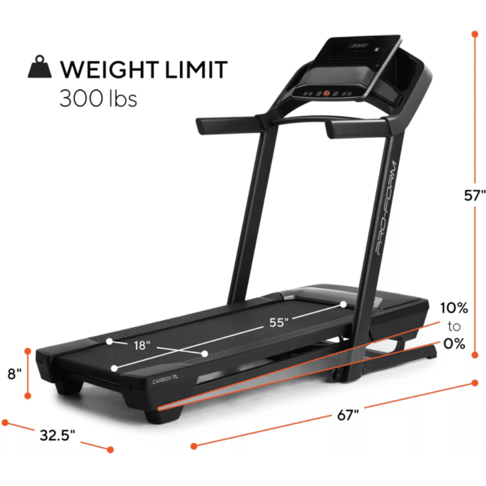 ProForm Carbon TL Treadmill - Image 11