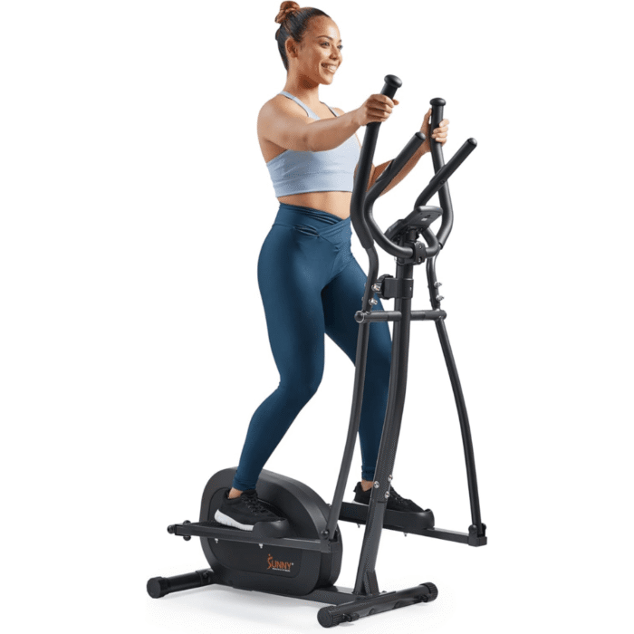 Sunny Health and Fitness Programmable Magnetic Elliptical - Image 1