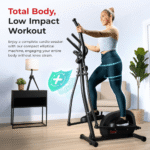 Sunny Health and Fitness Programmable Magnetic Elliptical - Image 4