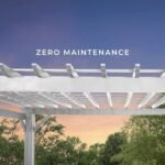 14×12 Hawthorne Traditional Steel Pergola With Sail Shade Soft Canopy - Image 9
