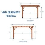 14×12 Beaumont Pergola - Image 11