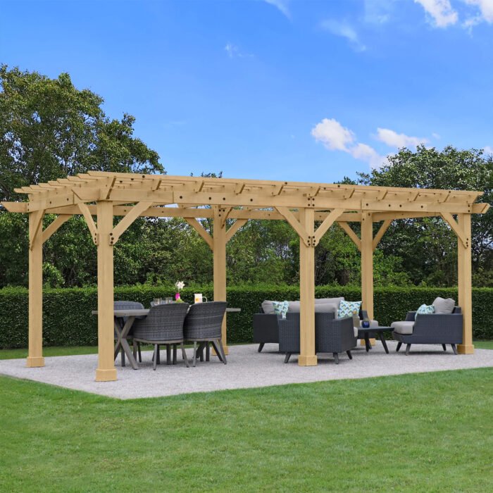 Yardistry 10 x 22 Meridian Pergola - Image 9